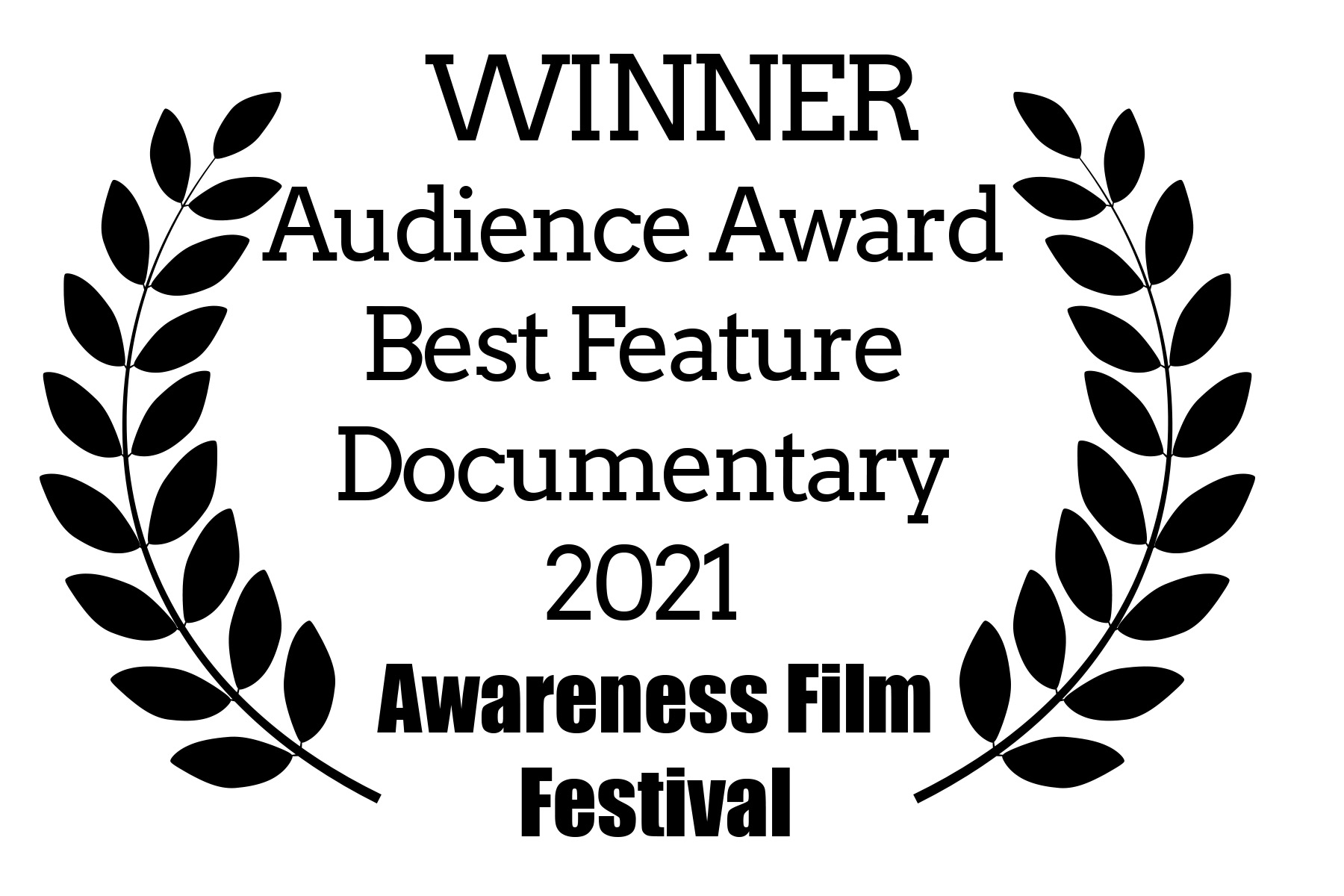 Awareness Film Festival Audience Award for Feature Documentary Award 2021